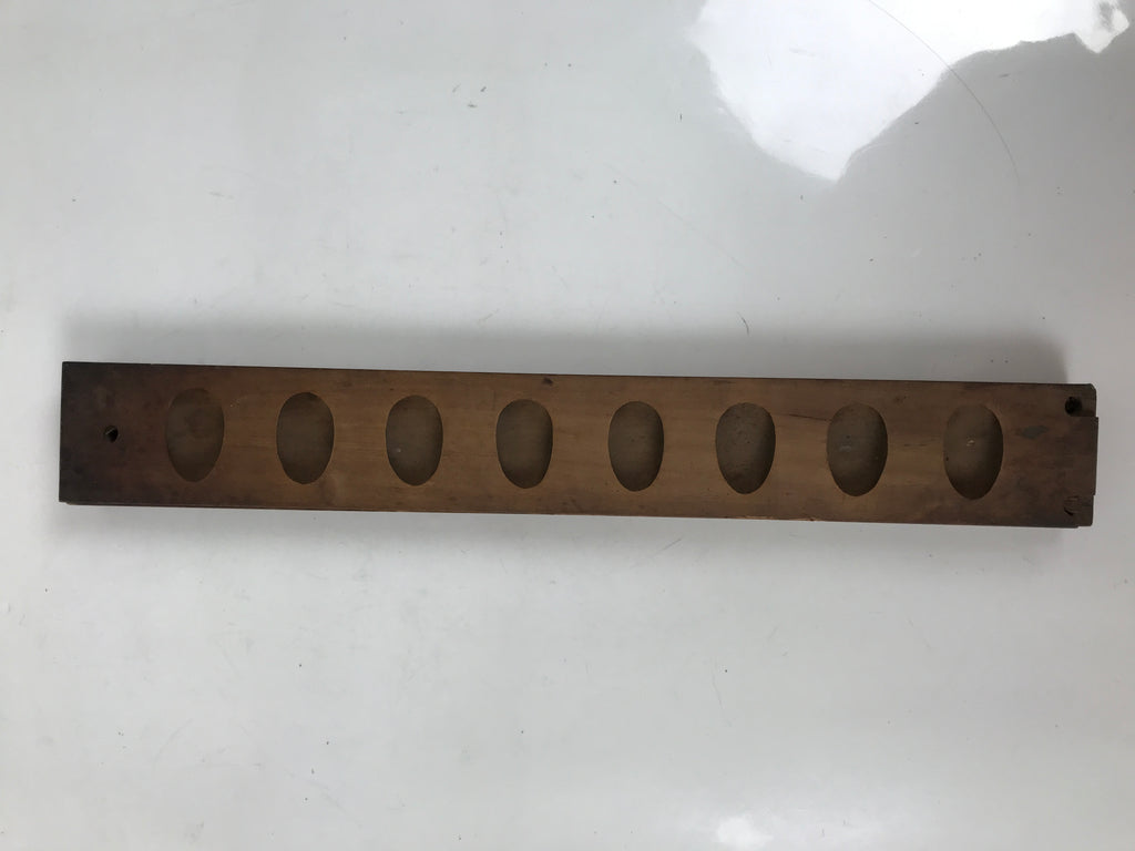 Japanese Wooden Carved Kashigata Cake Mold Vtg Sweet Wagashi Egg Pendant Kg728