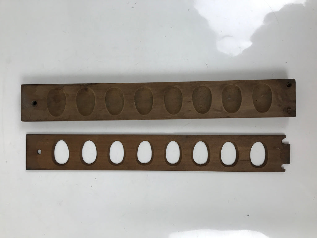 Japanese Wooden Carved Kashigata Cake Mold Vtg Sweet Wagashi Egg Pendant Kg728