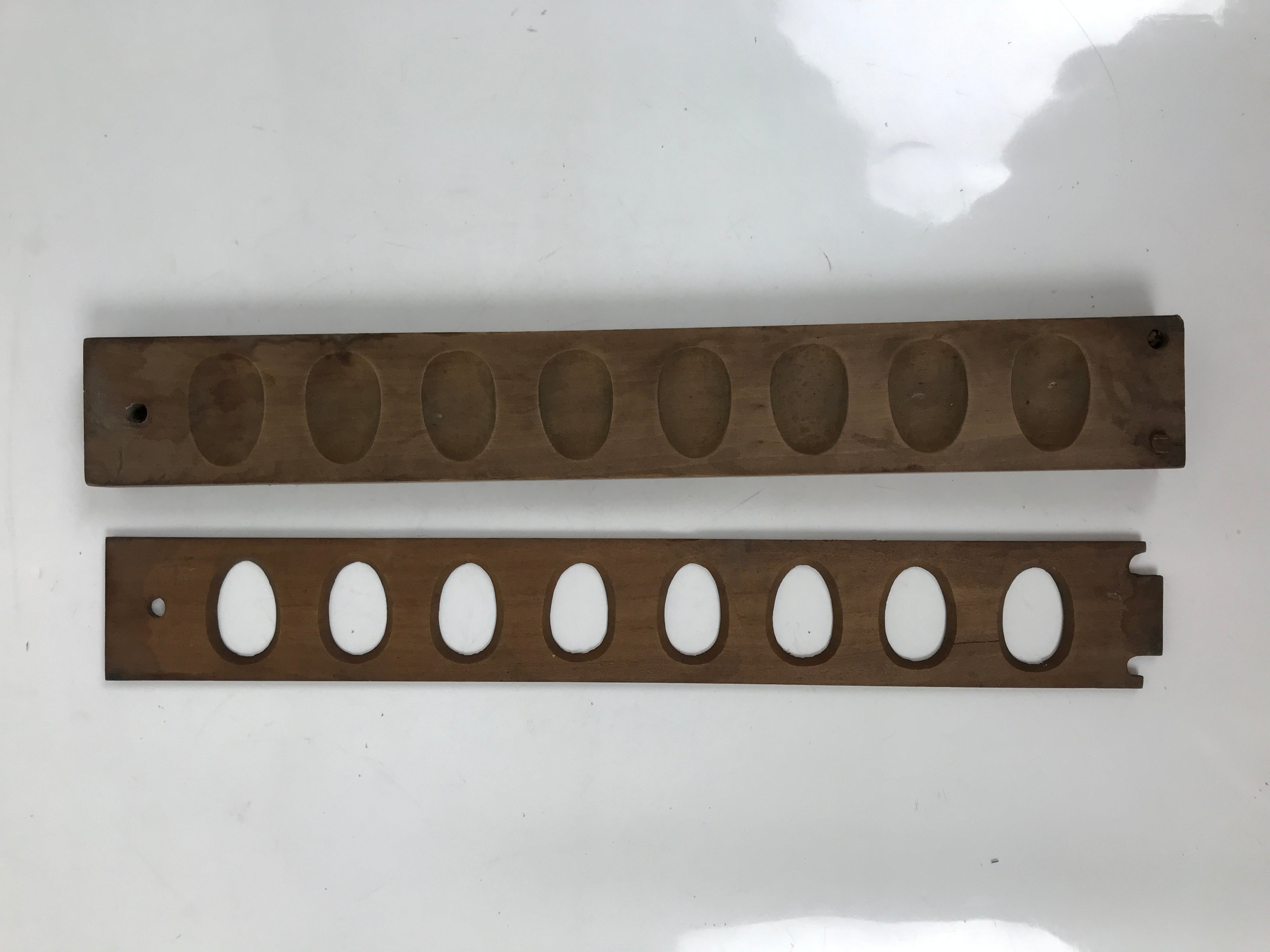 Japanese Wooden Carved Kashigata Cake Mold Vtg Sweet Wagashi Egg Pendant Kg728