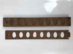 Japanese Wooden Carved Kashigata Cake Mold Vtg Sweet Wagashi Egg Pendant Kg728