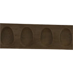 Japanese Wooden Carved Kashigata Cake Mold Vtg Sweet Wagashi Egg Pendant Kg728