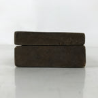 Japanese Wooden Carved Kashigata Cake Mold Vtg Sweet Wagashi Eggplant Nasu Kg712