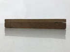 Japanese Wooden Carved Kashigata Cake Mold Vtg Sweet Wagashi Eggplant Nasu Kg712