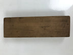 Japanese Wooden Carved Kashigata Cake Mold Vtg Sweet Wagashi Eggplant Nasu Kg712