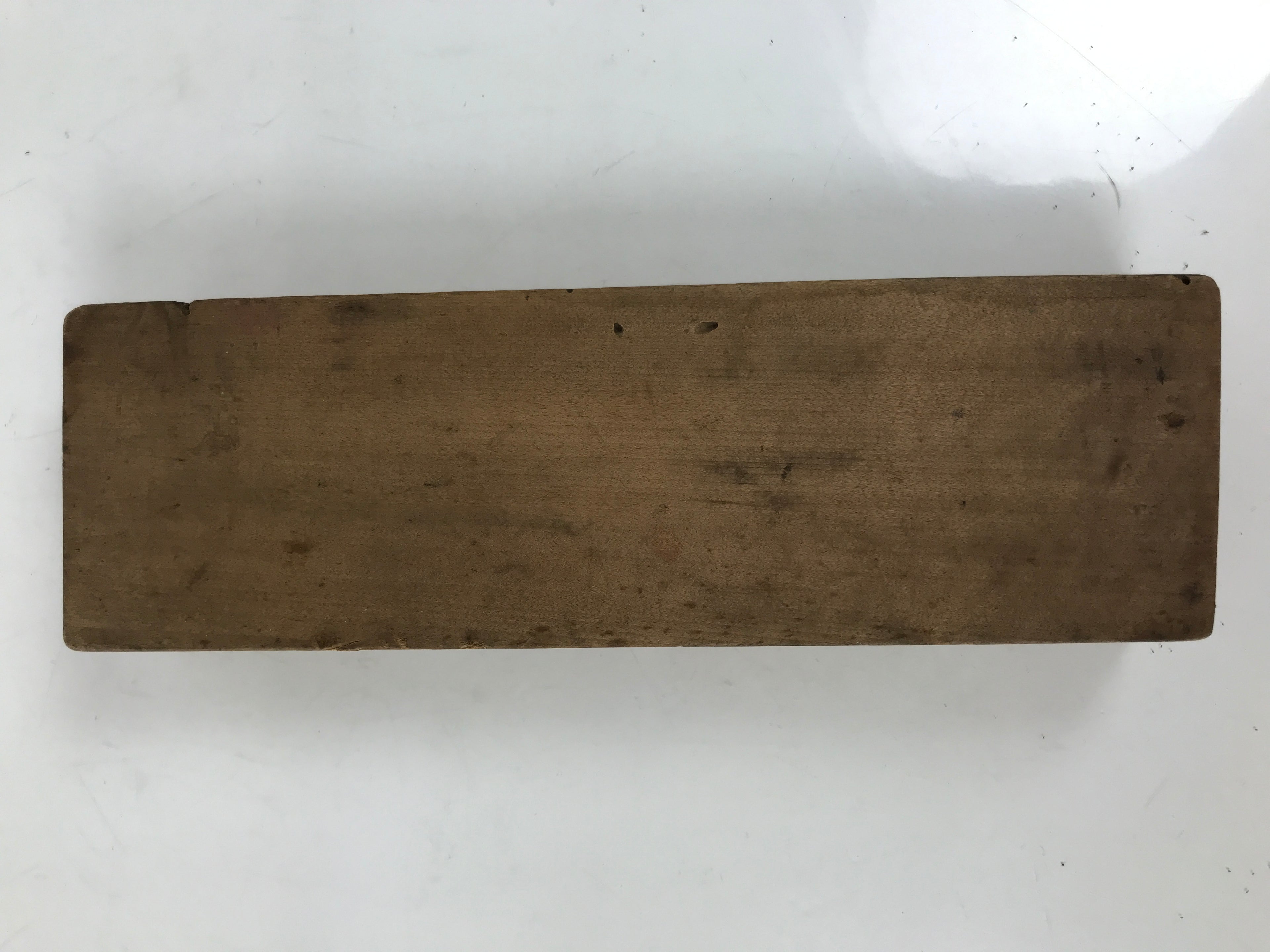Japanese Wooden Carved Kashigata Cake Mold Vtg Sweet Wagashi Eggplant Nasu Kg712