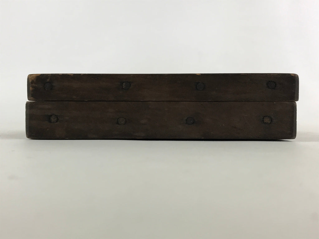 Japanese Wooden Carved Kashigata Cake Mold Vtg Sweet Wagashi Fish Kg463