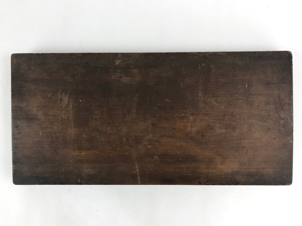 Japanese Wooden Carved Kashigata Cake Mold Vtg Sweet Wagashi Fish Kg464