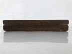 Japanese Wooden Carved Kashigata Cake Mold Vtg Sweet Wagashi Folk Frame Kg641