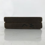 Japanese Wooden Carved Kashigata Cake Mold Vtg Sweet Wagashi Folk Frame Kg641