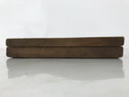 Japanese Wooden Carved Kashigata Cake Mold Vtg Sweet Wagashi Folk Frame Kg641