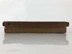 Japanese Wooden Carved Kashigata Cake Mold Vtg Sweet Wagashi Folk Frame Kg651
