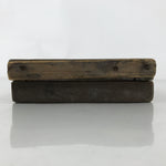 Japanese Wooden Carved Kashigata Cake Mold Vtg Sweet Wagashi Folk Frame Kg651