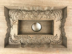 Japanese Wooden Carved Kashigata Cake Mold Vtg Sweet Wagashi Frame Kg513