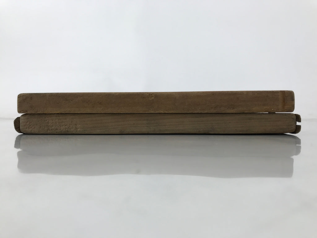 Japanese Wooden Carved Kashigata Cake Mold Vtg Sweet Wagashi Ho-oh Frame Kg605