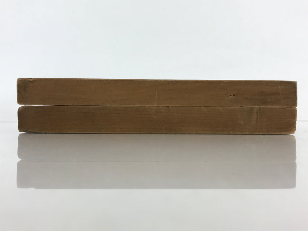 Japanese Wooden Carved Kashigata Cake Mold Vtg Sweet Wagashi Horn Kg459
