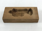 Japanese Wooden Carved Kashigata Cake Mold Vtg Sweet Wagashi Horn Kg459