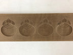 Japanese Wooden Carved Kashigata Cake Mold Vtg Sweet Wagashi Inari Kg514