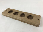 Japanese Wooden Carved Kashigata Cake Mold Vtg Sweet Wagashi Inari Kg514