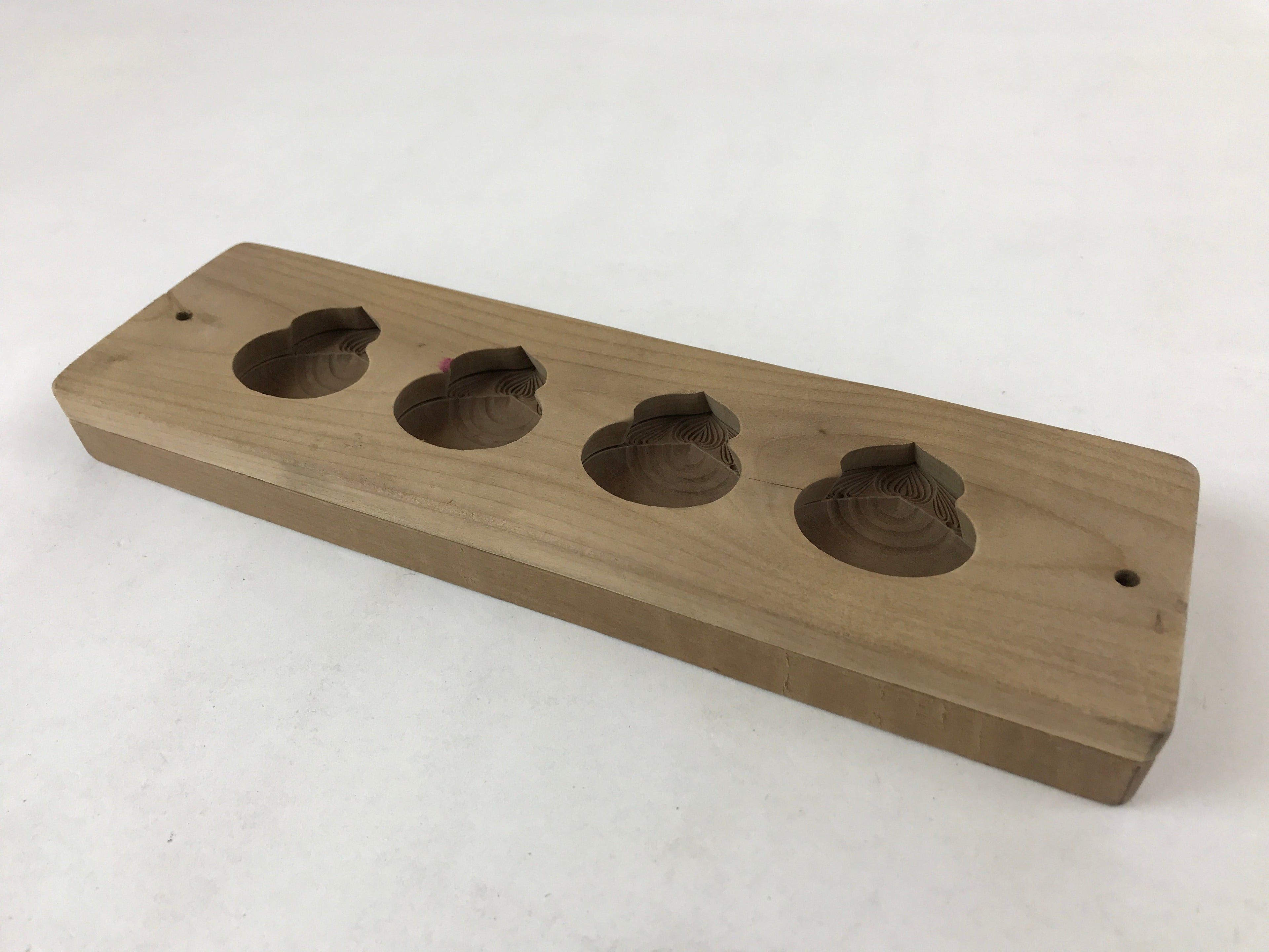 Japanese Wooden Carved Kashigata Cake Mold Vtg Sweet Wagashi Inari Kg514