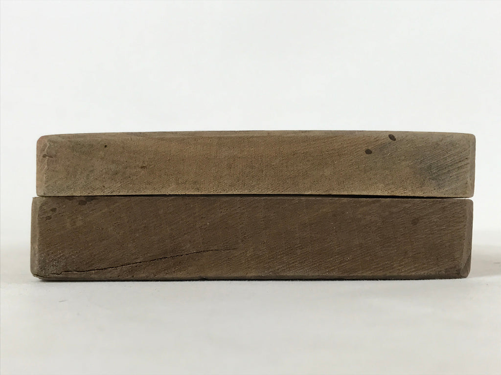 Japanese Wooden Carved Kashigata Cake Mold Vtg Sweet Wagashi Inari Kg526
