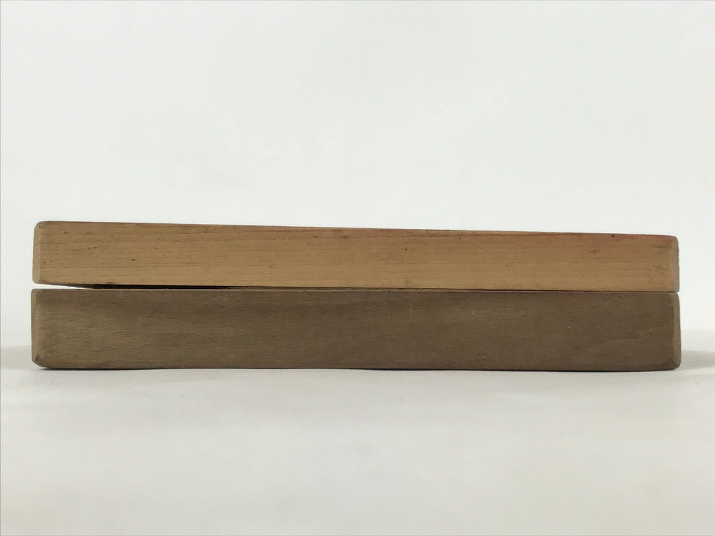 Japanese Wooden Carved Kashigata Cake Mold Vtg Sweet Wagashi Inari Kg526