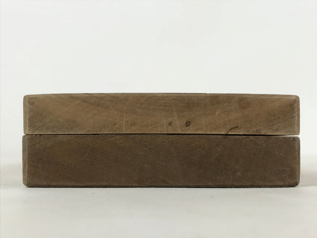 Japanese Wooden Carved Kashigata Cake Mold Vtg Sweet Wagashi Inari Kg526