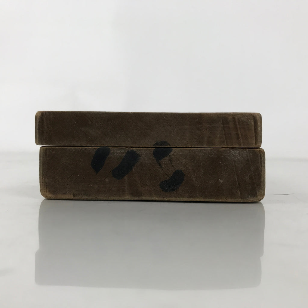 Japanese Wooden Carved Kashigata Cake Mold Vtg Sweet Wagashi Koi Fish Kg704