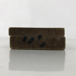 Japanese Wooden Carved Kashigata Cake Mold Vtg Sweet Wagashi Koi Fish Kg704