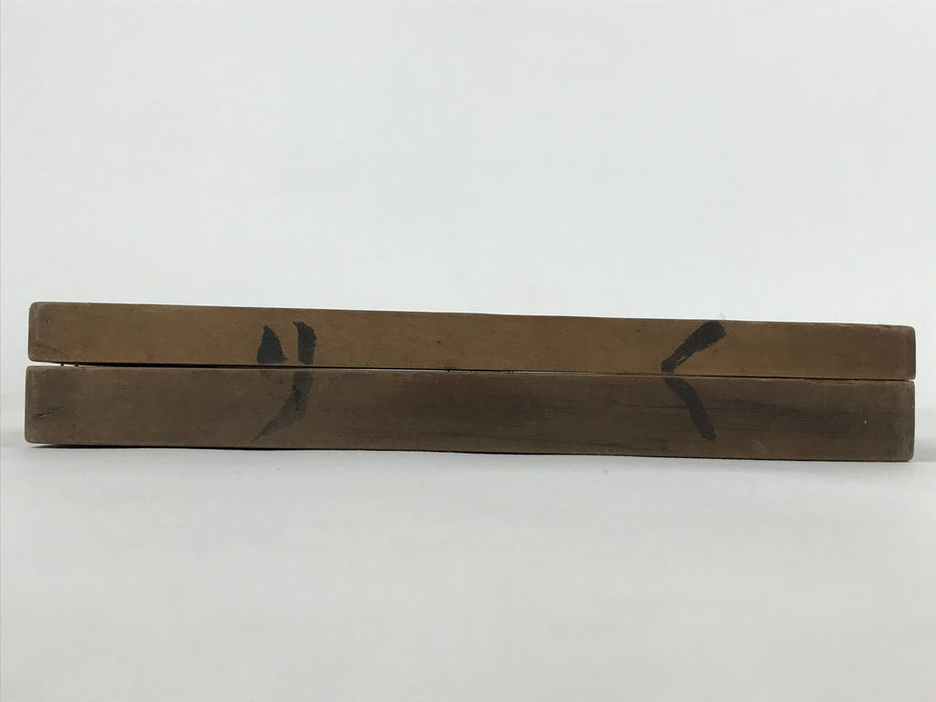 Japanese Wooden Carved Kashigata Cake Mold Vtg Sweet Wagashi Kuri Chestnut Kg482