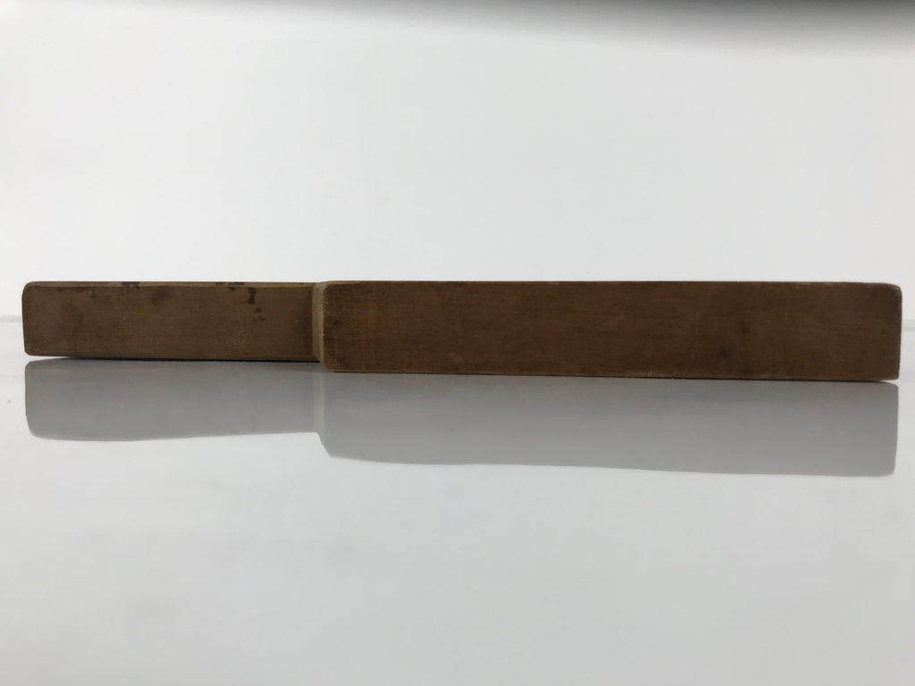 Japanese Wooden Carved Kashigata Cake Mold Vtg Sweet Wagashi Kuri Chestnut Kg757