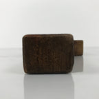 Japanese Wooden Carved Kashigata Cake Mold Vtg Sweet Wagashi Kuri Chestnut Kg757