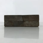 Japanese Wooden Carved Kashigata Cake Mold Vtg Sweet Wagashi Leaves Frame Kg693