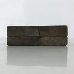 Japanese Wooden Carved Kashigata Cake Mold Vtg Sweet Wagashi Leaves Frame Kg693