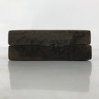 Japanese Wooden Carved Kashigata Cake Mold Vtg Sweet Wagashi Lotus Leaf Kg601