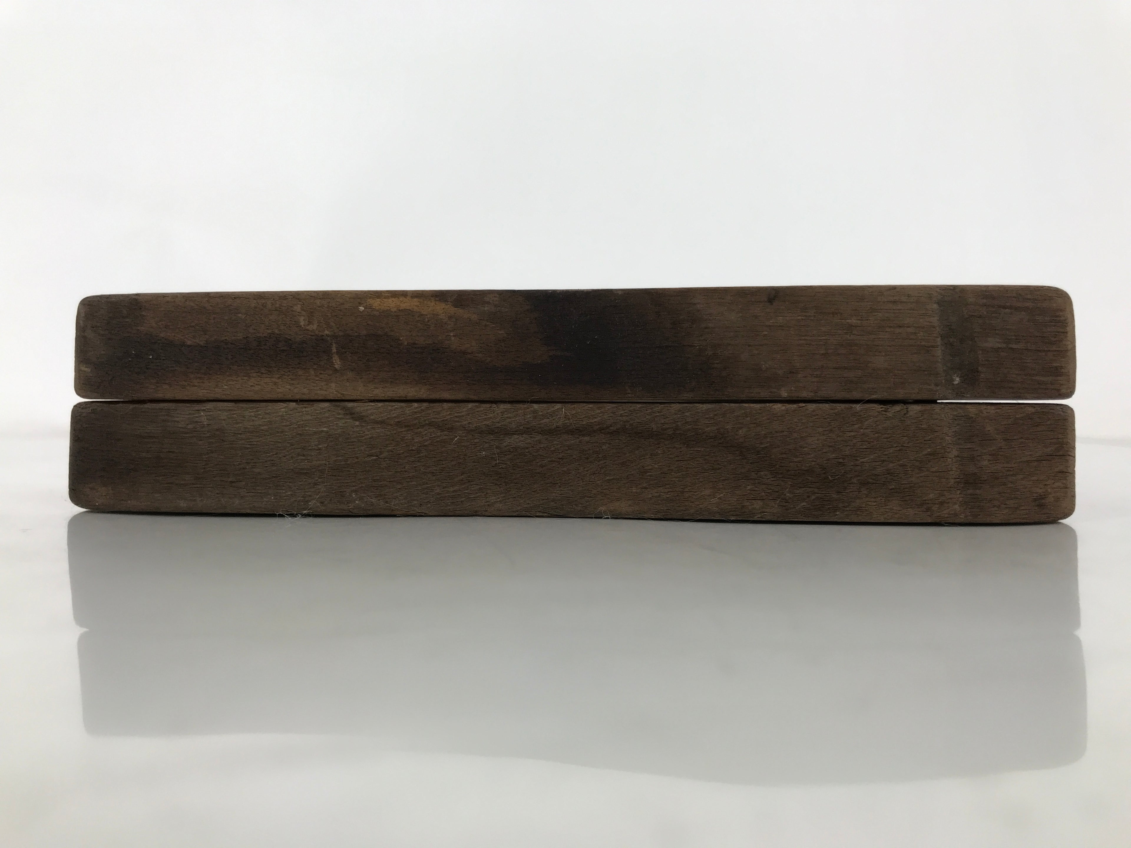 Japanese Wooden Carved Kashigata Cake Mold Vtg Sweet Wagashi Lotus Leaf Kg601