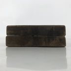 Japanese Wooden Carved Kashigata Cake Mold Vtg Sweet Wagashi Lotus Leaf Kg601