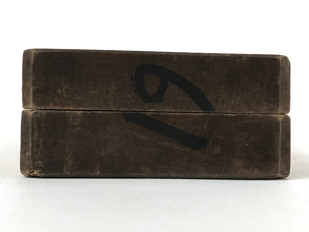 Japanese Wooden Carved Kashigata Cake Mold Vtg Sweet Wagashi Lotus Root Kg486