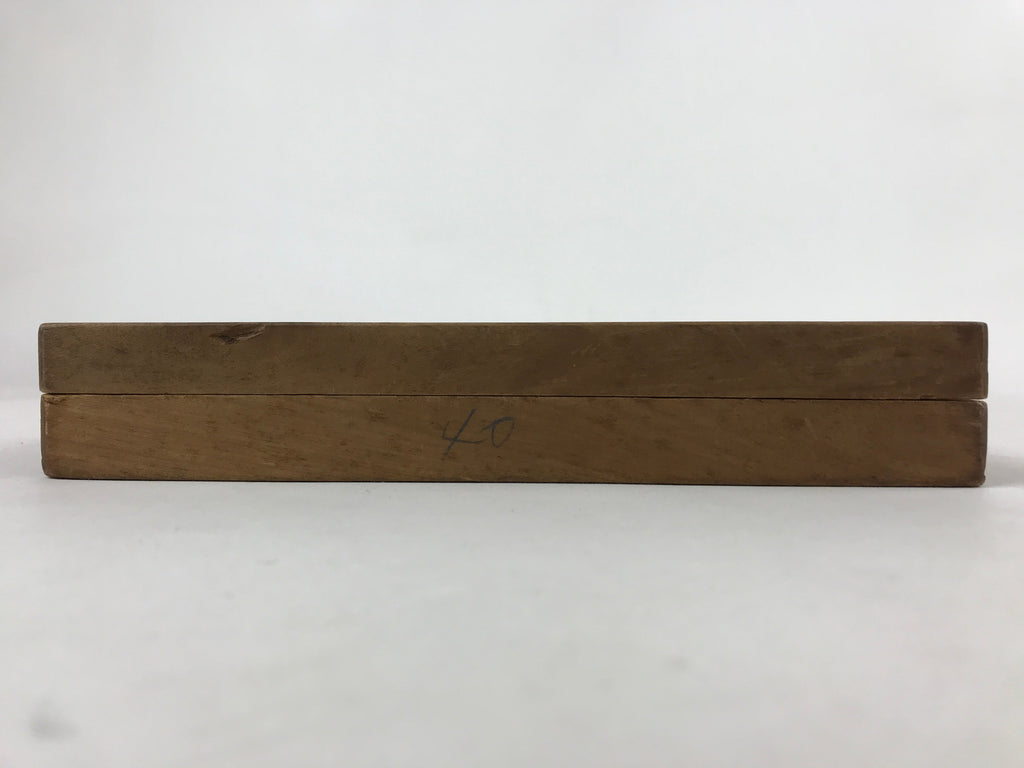Japanese Wooden Carved Kashigata Cake Mold Vtg Sweet Wagashi Lotus Root Kg486