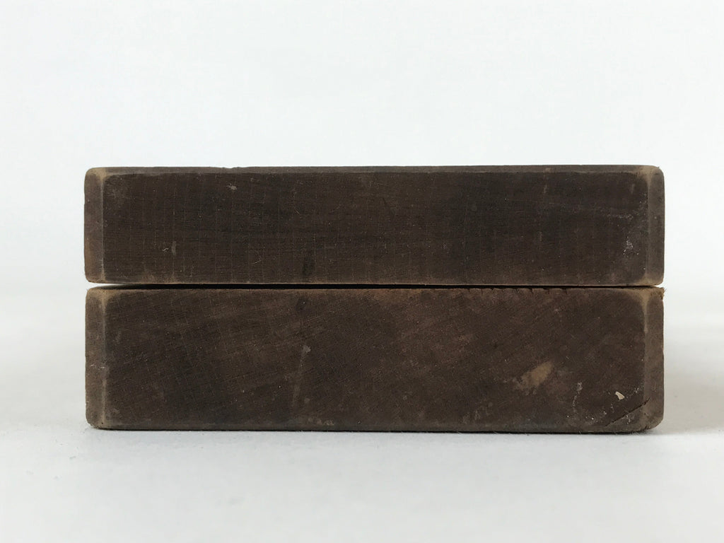 Japanese Wooden Carved Kashigata Cake Mold Vtg Sweet Wagashi Lotus Root Kg486