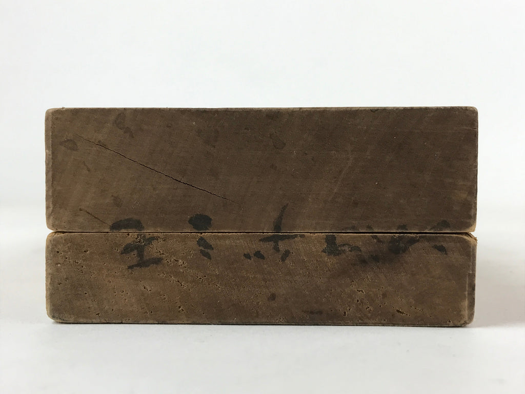 Japanese Wooden Carved Kashigata Cake Mold Vtg Sweet Wagashi Maple Leaf Kg504