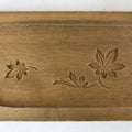 Japanese Wooden Carved Kashigata Cake Mold Vtg Sweet Wagashi Maple Leaf Kg504