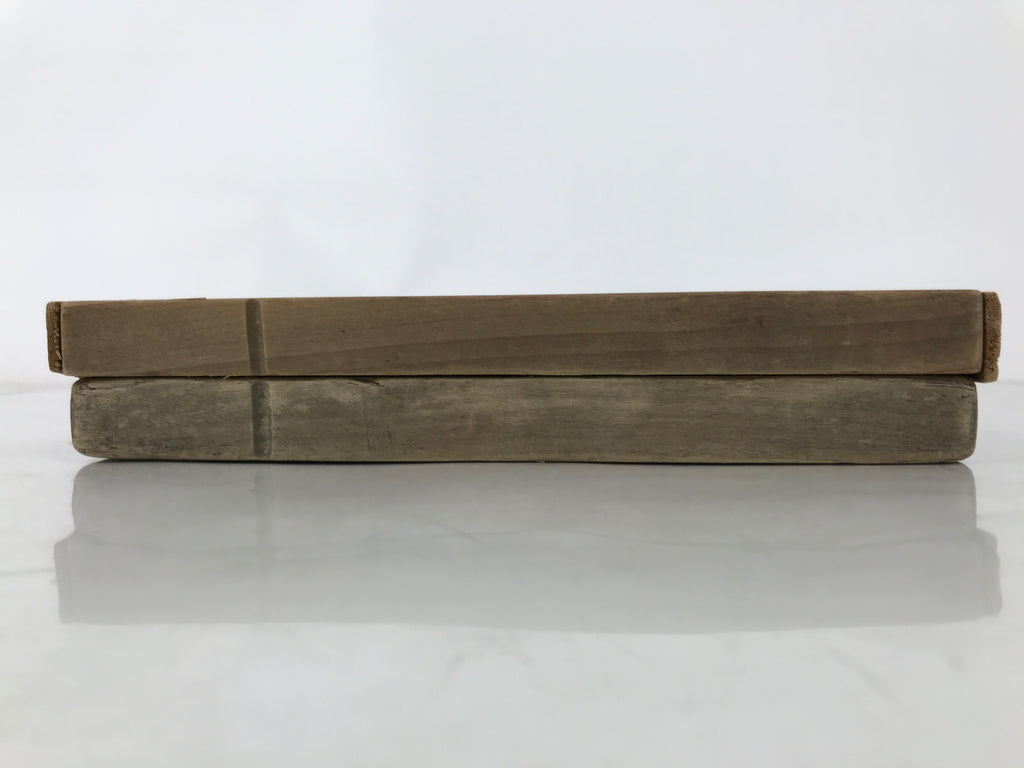 Japanese Wooden Carved Kashigata Cake Mold Vtg Sweet Wagashi Matsu Pine Kg644