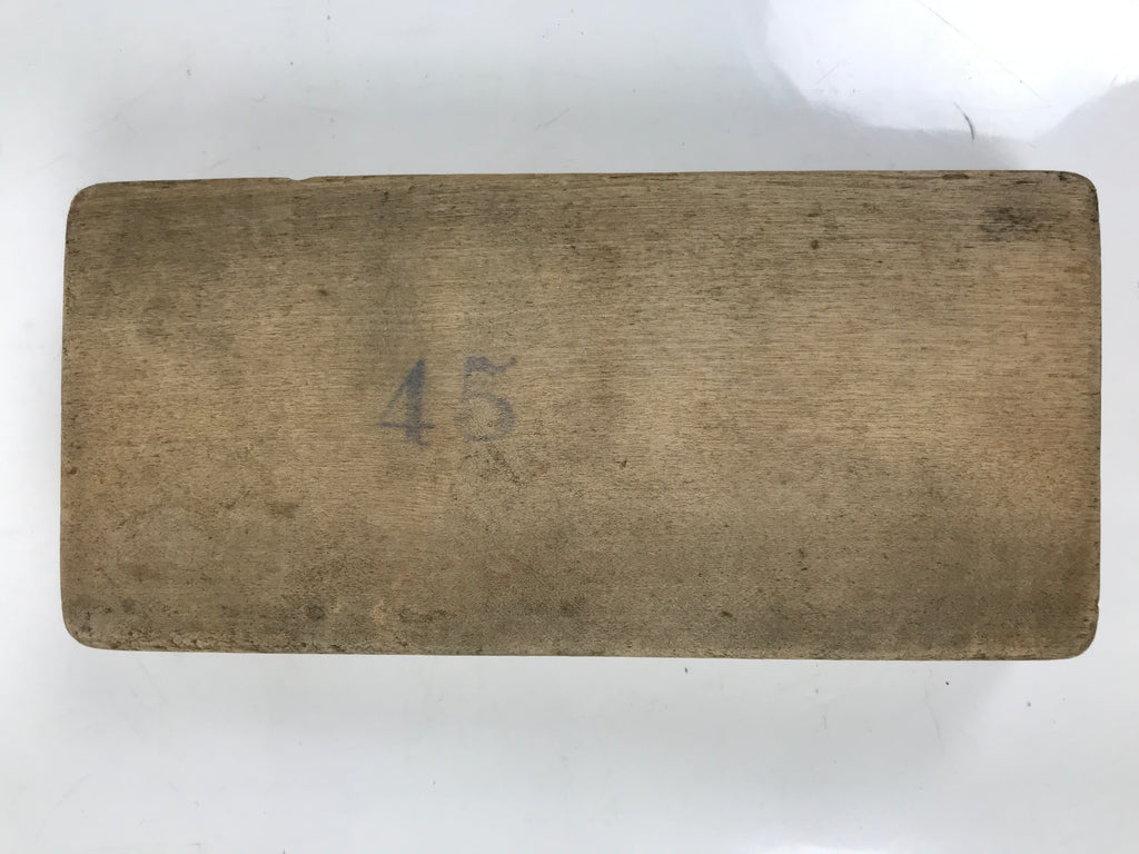 Japanese Wooden Carved Kashigata Cake Mold Vtg Sweet Wagashi Matsu Pine Kg644