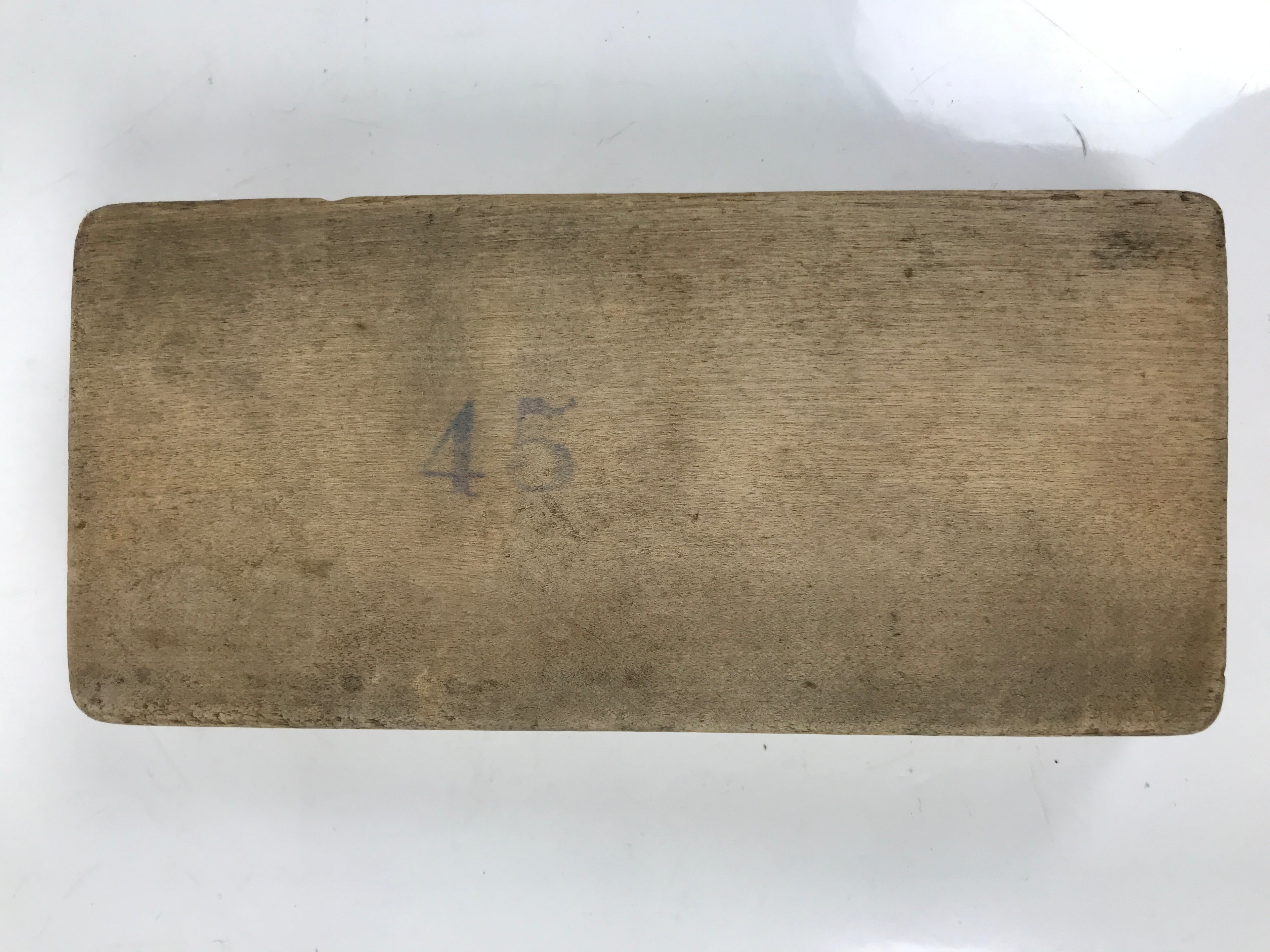 Japanese Wooden Carved Kashigata Cake Mold Vtg Sweet Wagashi Matsu Pine Kg644