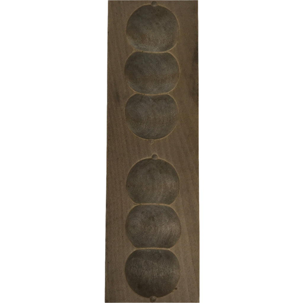 Japanese Wooden Carved Kashigata Cake Mold Vtg Sweet Wagashi Mochi Dango Kg715