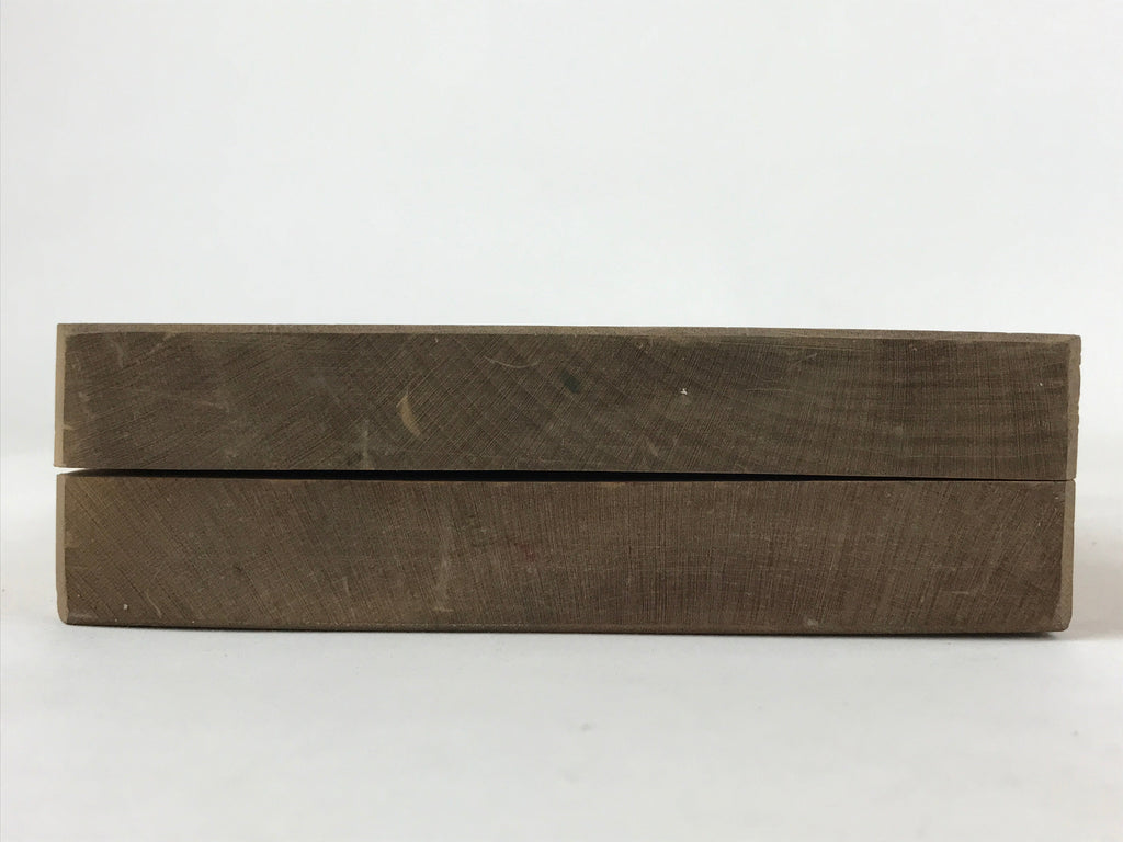 Japanese Wooden Carved Kashigata Cake Mold Vtg Sweet Wagashi Mon Crest Kg496