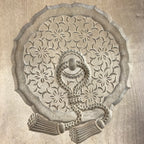 Japanese Wooden Carved Kashigata Cake Mold Vtg Sweet Wagashi Mon Crest Kg496