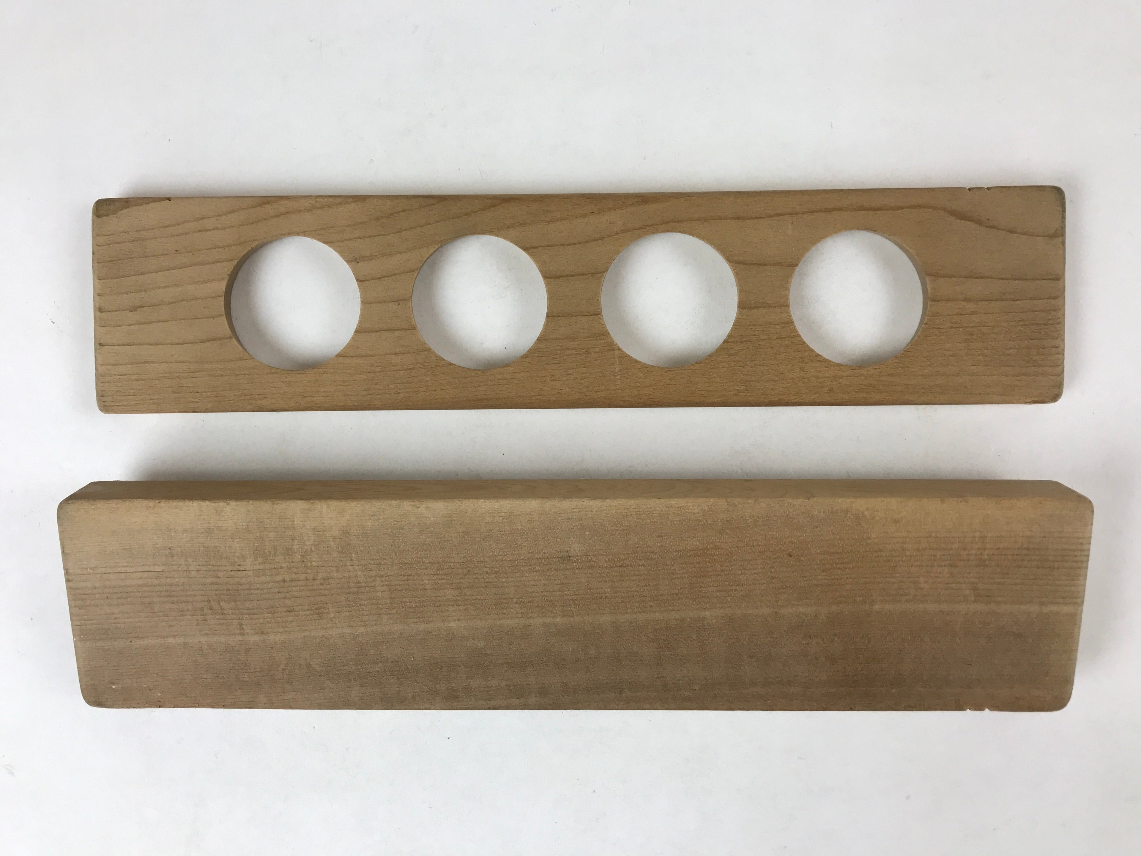 Japanese Wooden Carved Kashigata Cake Mold Vtg Sweet Wagashi Mon Crest Kg511