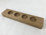 Japanese Wooden Carved Kashigata Cake Mold Vtg Sweet Wagashi Mon Crest Kg511