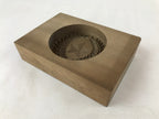 Japanese Wooden Carved Kashigata Cake Mold Vtg Sweet Wagashi Mon Crest Kg538